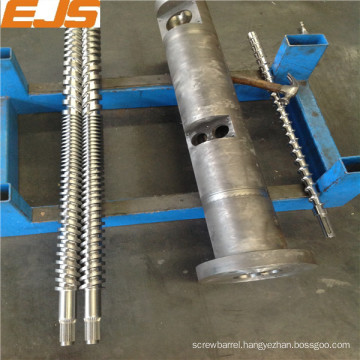 85/17 parallel twin barrel for PVC extruder